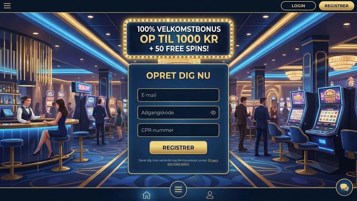 Opret konto med bonus